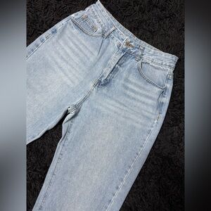 SHEIN Light Blue High Rise Women's Jeans